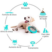 Upload image to gallery viewer, Comedouro Disco Voador Interativo Para Pets | BichanosPet™
