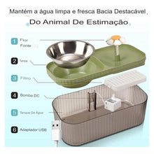 Upload image to gallery viewer, Bebedouro e Comedouro com Fonte para Pets | BichanosPet™
