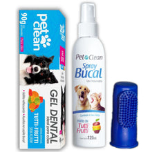 Upload image to gallery viewer, Kit Higiene Dental Pasta Dental + Spray Bucal + Dedeira Para Pets | BichanosPet™
