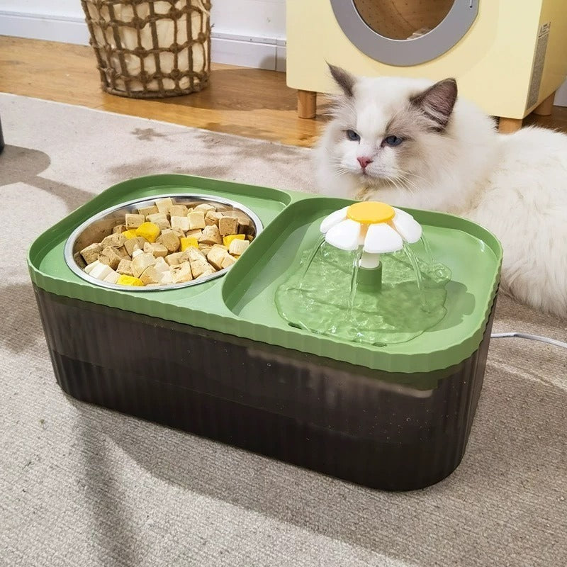 Bebedouro e Comedouro com Fonte para Pets | BichanosPet™